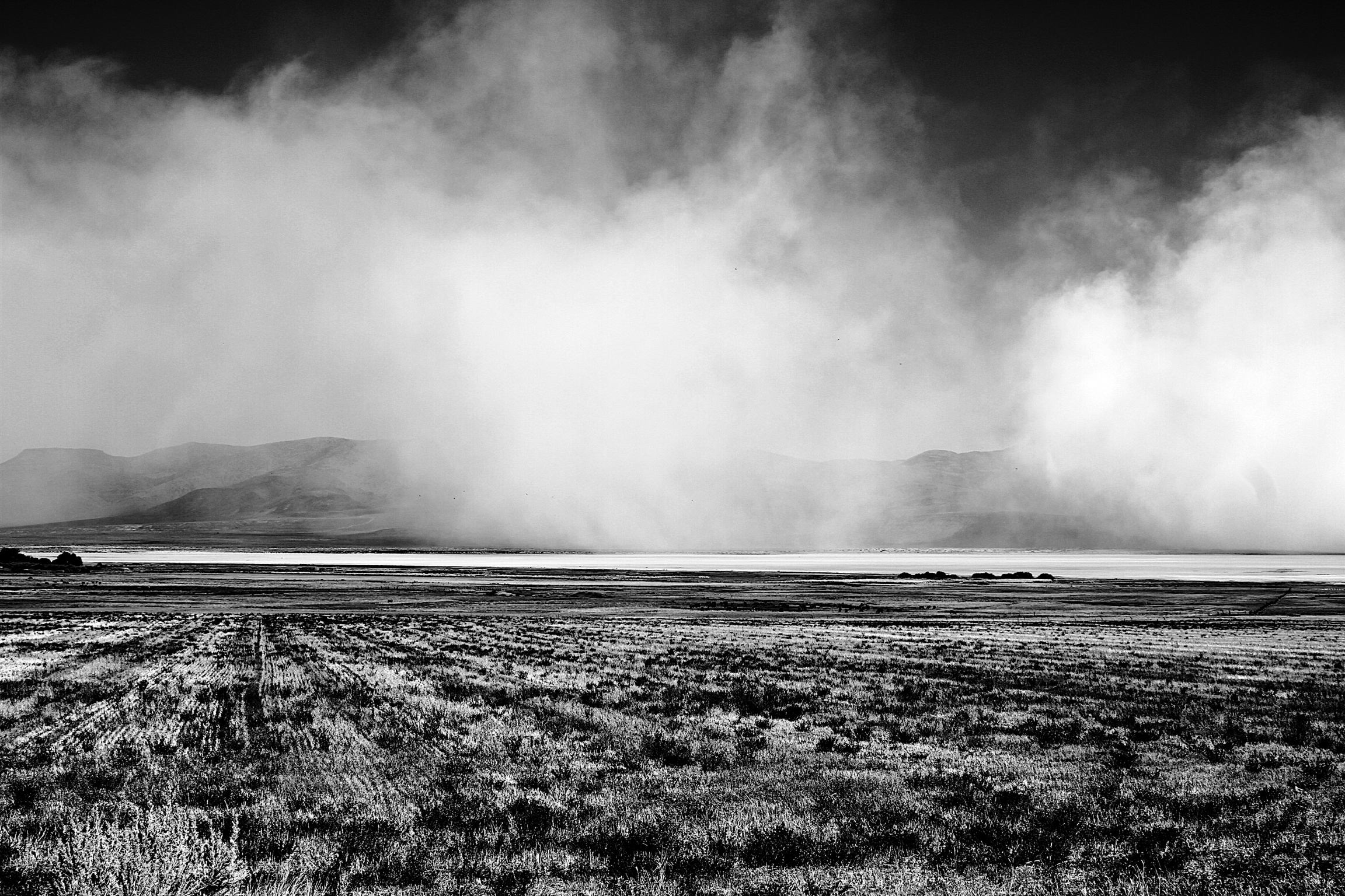 Dust Storm. Surprise Valley.